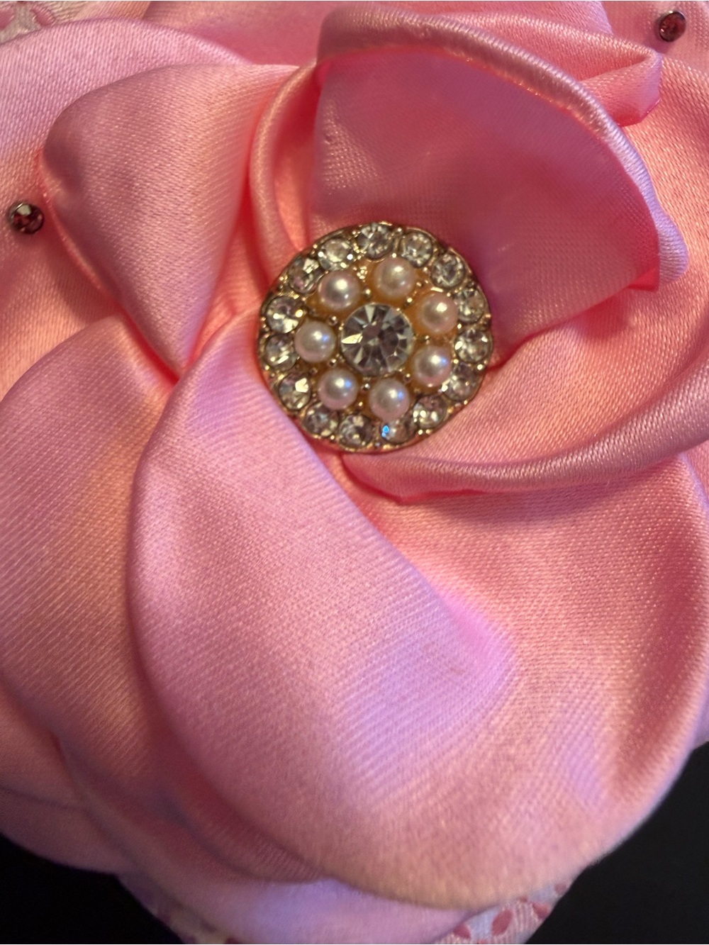 Nuturing Hope - pink Breast Cancer Awareness Necktie Necklace - Picture 3 of 6